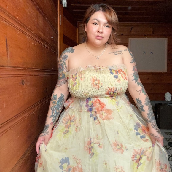 Doen Aurelie dress in - professionally hemmed to 47” from neck to hem line - Picture 13 of 13